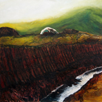 Tomasn O'Ciobhain painting